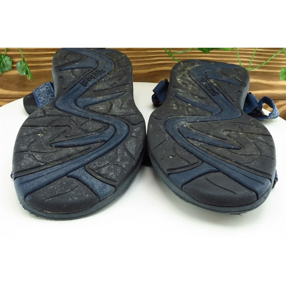L.L. Bean Size 10 M Blue Sport‎ Fabric Men Shoes 0dtv984